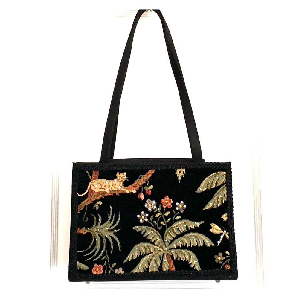 Vintage Liz Soto Black Shoulder Bag